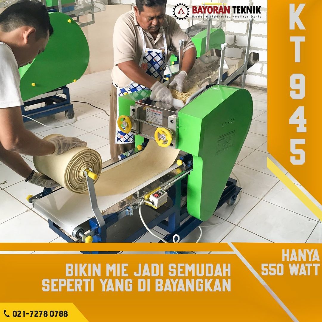 mesin pembuat mie lebar