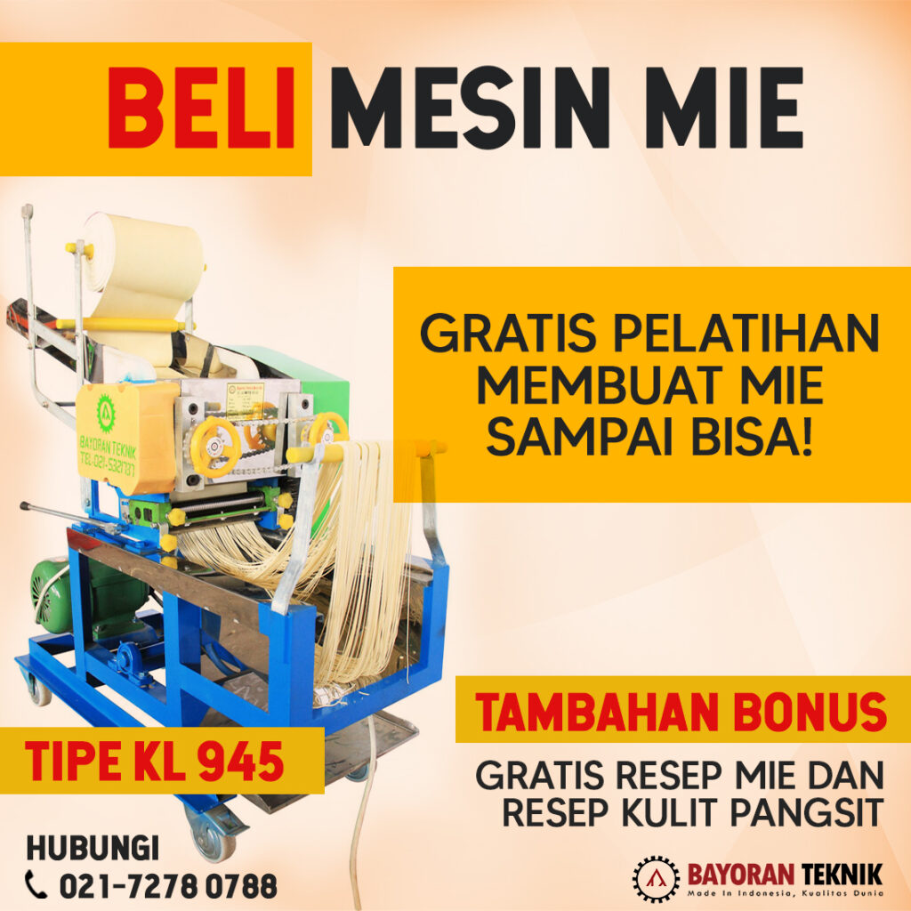mesin pembuat mie berkualitas