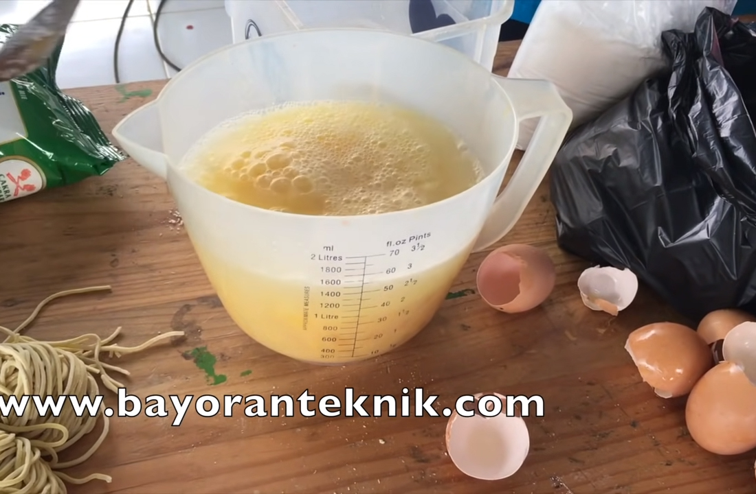 Cara Membuat Mie Karet Kenyal Dan Enak