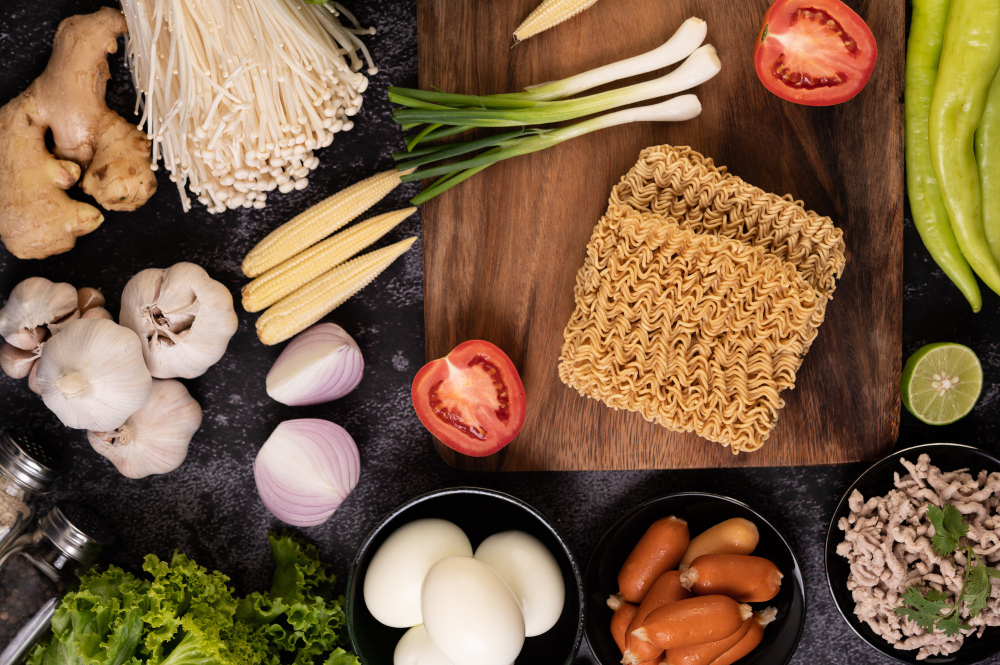 alat dan bahan membuat mie ayam